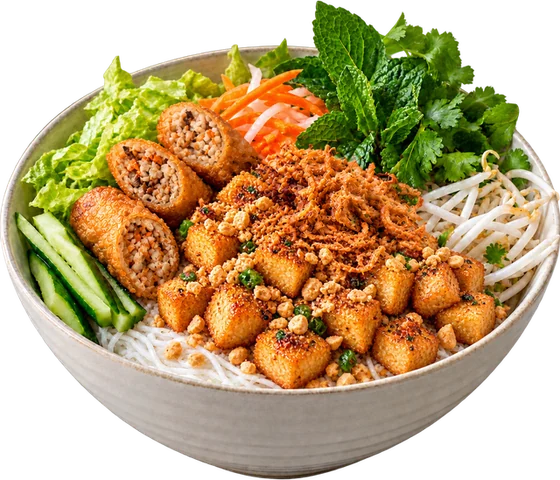 Bo Bun végétarien au tofu