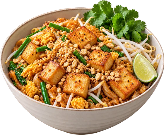 Pad Thaï végétarien au tofu