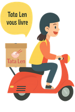 Tata Len vous livre en scooter